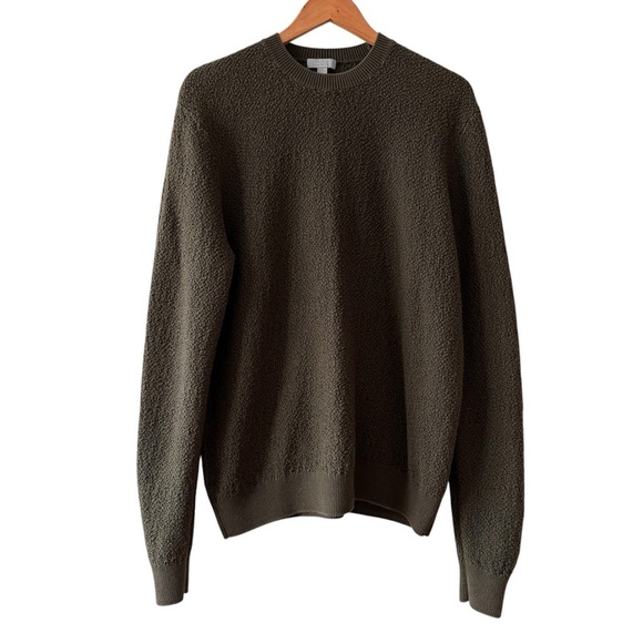 COS Olive Green Textured Sweater - Picture 1 of 8
